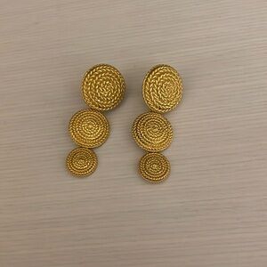 Julie Vos dangle disc earrings